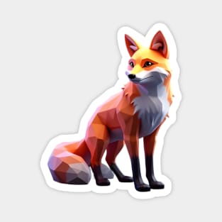 3D Fox Magnet