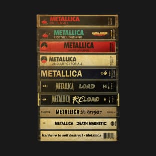 Retro Heavy Metal - Cassette Style T-Shirt