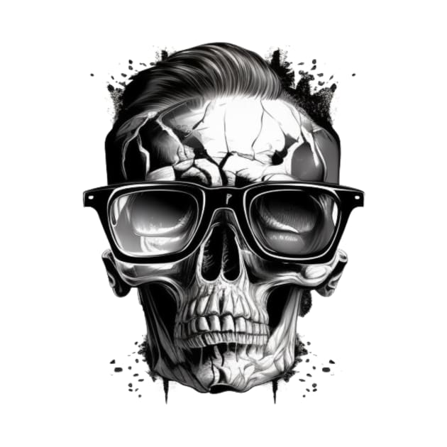 Beautiful skull by Crazy skull