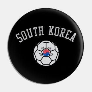 South Korea Soccer Team Heritage Flag Pin