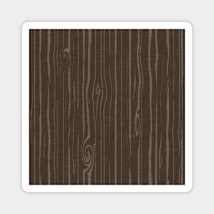 Weathered Woodgrain - Dark Brown Magnet