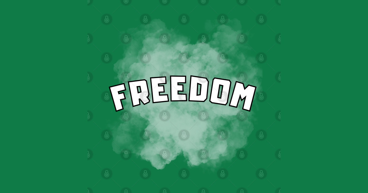 Freedom - Grey Fog Design - Freedom - T-Shirt | TeePublic