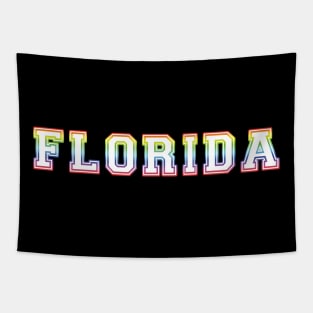 Florida Pride Rainbow Tapestry