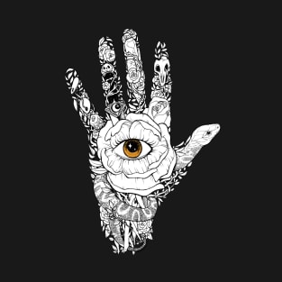 Palmistry BLACK- Divination and Palm Reading T-Shirt