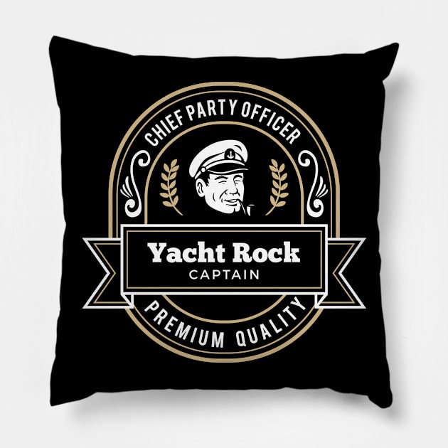 Yacht Rock Pillow by Vector Deluxe