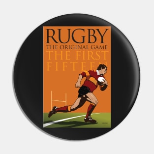 Rugby Poster Pin