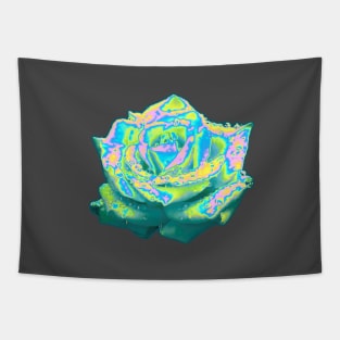 Green Holo Rose Tapestry