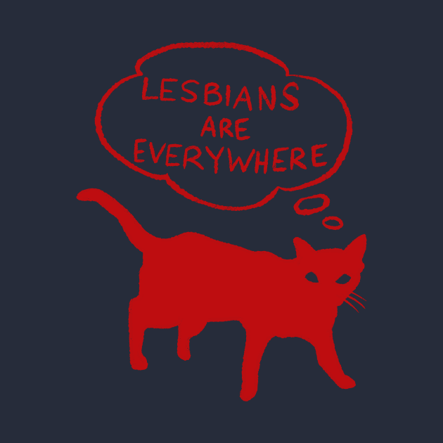 Lesbian Cat by possumtees