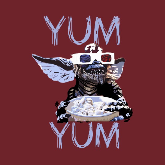 Gremlins Stripe Yum Yum tee by Diversions pop culture designs