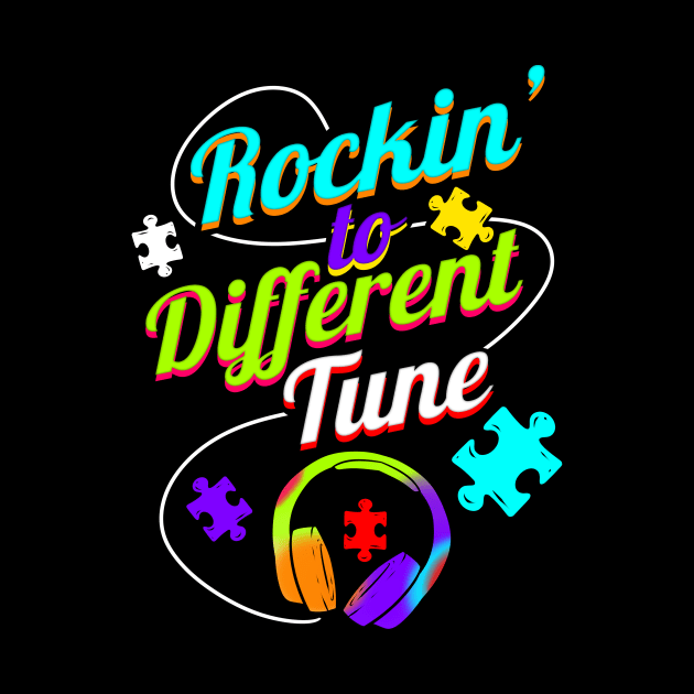 Rockin To A Different Tune Autism Awareness by SinBle