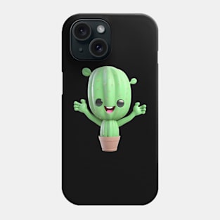 Funny Cactus Cuddles Cute Matching Couple Hug Phone Case