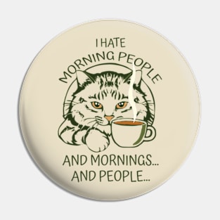 coffee cat slogan funny Pin