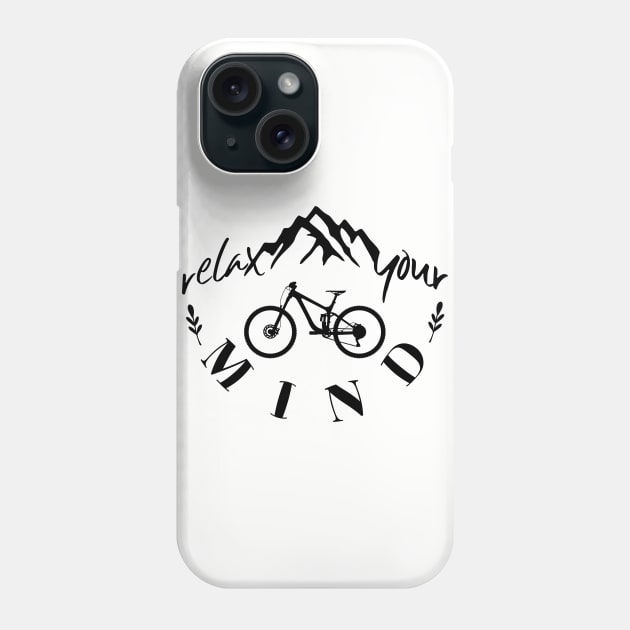 mountain bike mtb gift mountains cycling biking Phone Case by TheOutdoorPeople