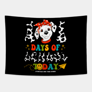 100 Days Of School Dog Boys Dalmatian Girls 100 Days Smarter Tapestry