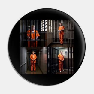 Trump Prison T-Shirts Design Pin