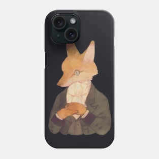 Fox gentleman Phone Case
