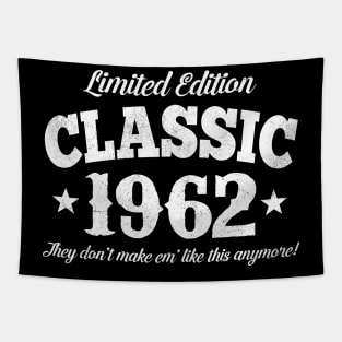 60 Years Old Vintage Classic Car 1962 60th Birthday Tapestry