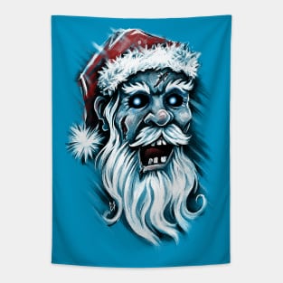 Zombie Santa Claus Tapestry