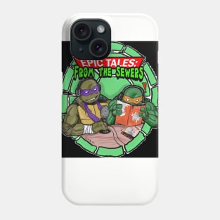 Epic Tales From the Sewers Podcast Logo TMNT Phone Case