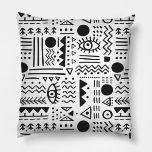 Abstract Boho Pattern Pillow