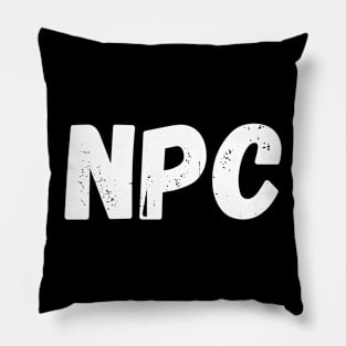 NPC Non-Player Character Pillow