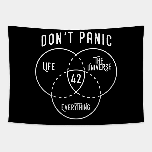 42 The Answer to Life, Universe and Everything Tapestry by alexanderkansas