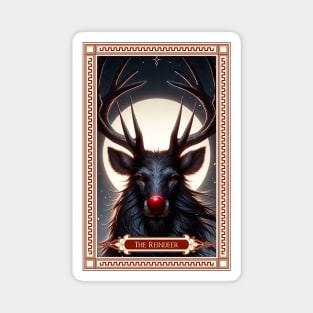 The Reindeer Tarot Card Magnet