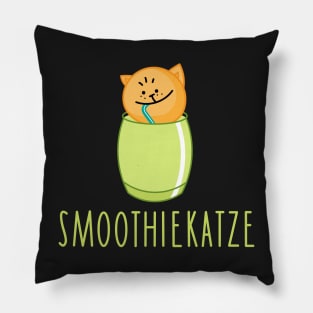 Funny smoothie cat Pillow