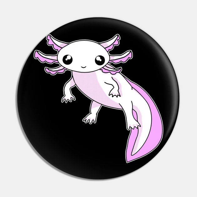 Axolotl Pin by WulfieTees