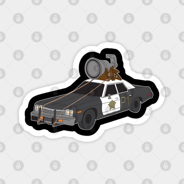 Bluesmobile Magnet by HellraiserDesigns