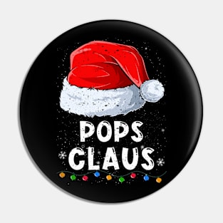 Pops Claus Christmas Santa Family Matching Pajama Pin