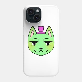 Green Catfully Phone Case