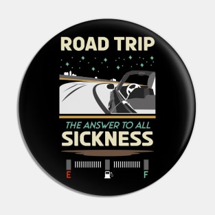 Retro Road trip the answer to all sickness 05 Pin