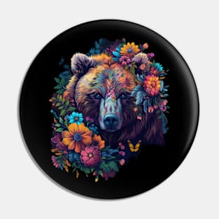 Grizzly Bear Education Pin