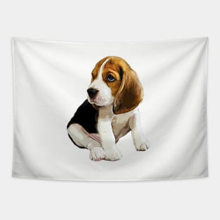 Beagle Cute Puppy Dog Tapestry