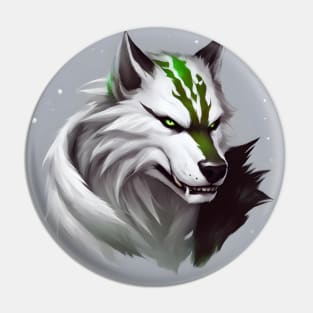 werewolf fantasy art green Pin