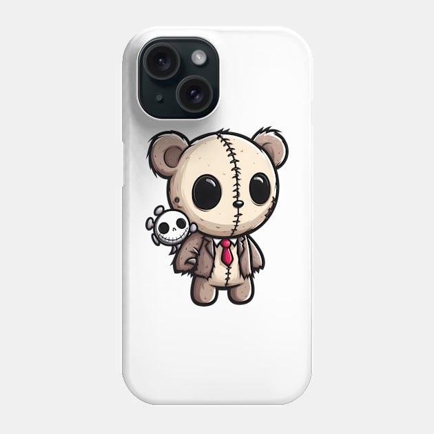Cute  strange Halloween bear kawaii Phone Case by Teddy Club