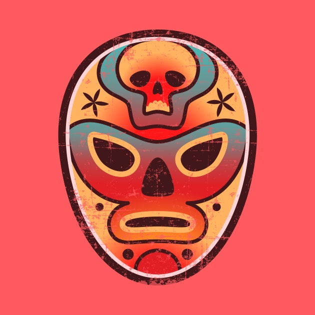 Luchador - Wrestling - Grunge design by verde