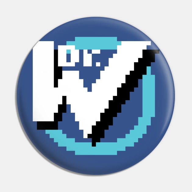 Wily Pixel Art Pin by allysontx