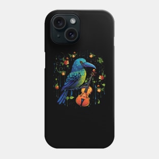 Umbrellabird Playing Violin Phone Case