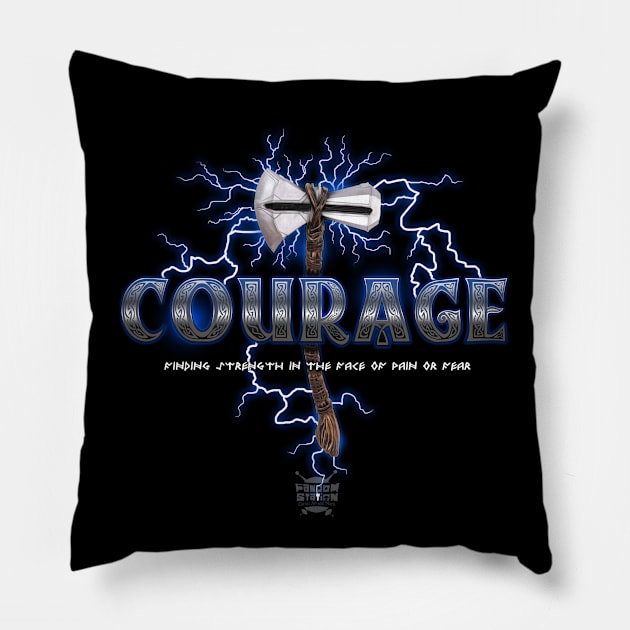 Inspired Courage (Thor) Pillow by FandomStation