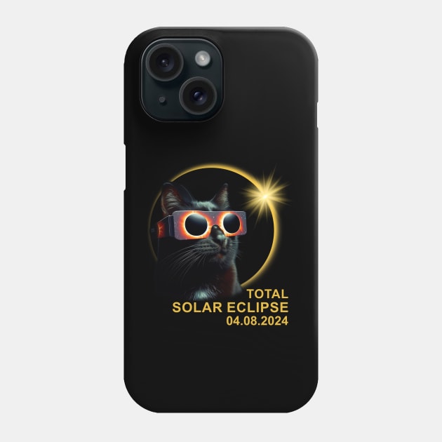 Total Solar Eclipse 2024 Phone Case by Emma Creation