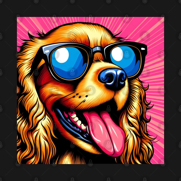 Dog Wearing Sunglasses by Annabelhut