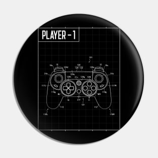 player 1 Game Console Pin