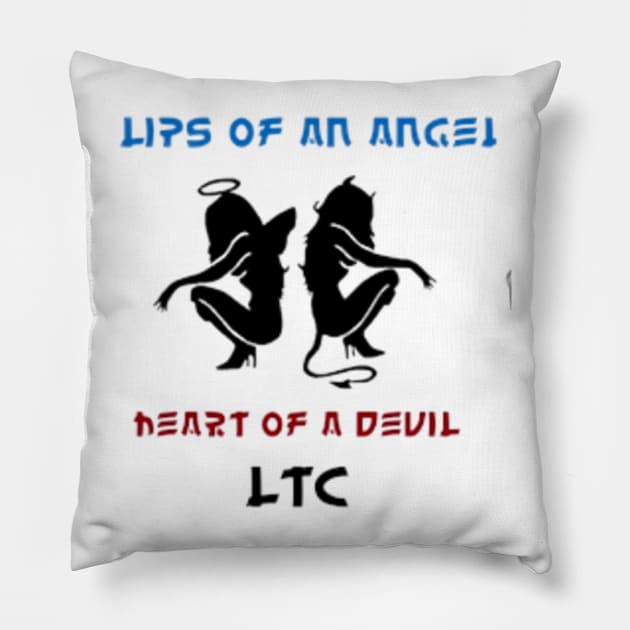 LTC (Lips of an Angel) Pillow by Rec Ltc