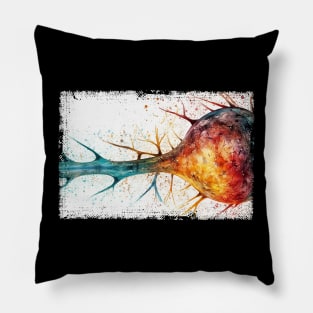 Abstract Human nerve cell Pillow