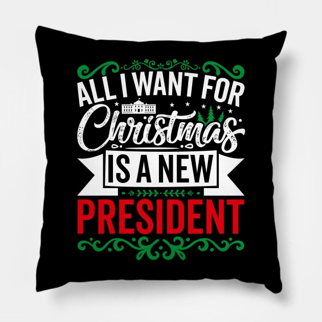 New President Red Pillow by machmigo