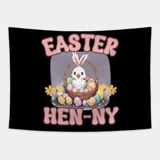 Funny Easter Hen Tapestry