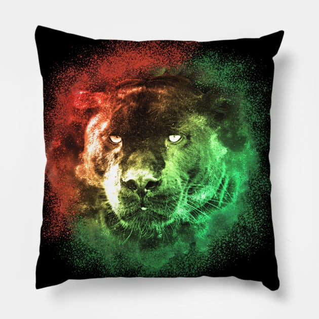 Panther Design Pillow by SueNordicDesigns