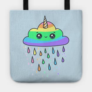 Unicorn Cloud Rainbow Tote